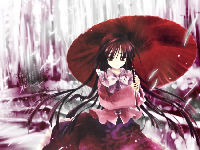 houraisan kaguya (touhou) drawn by cradle_(circle) and kuroya_shinobu