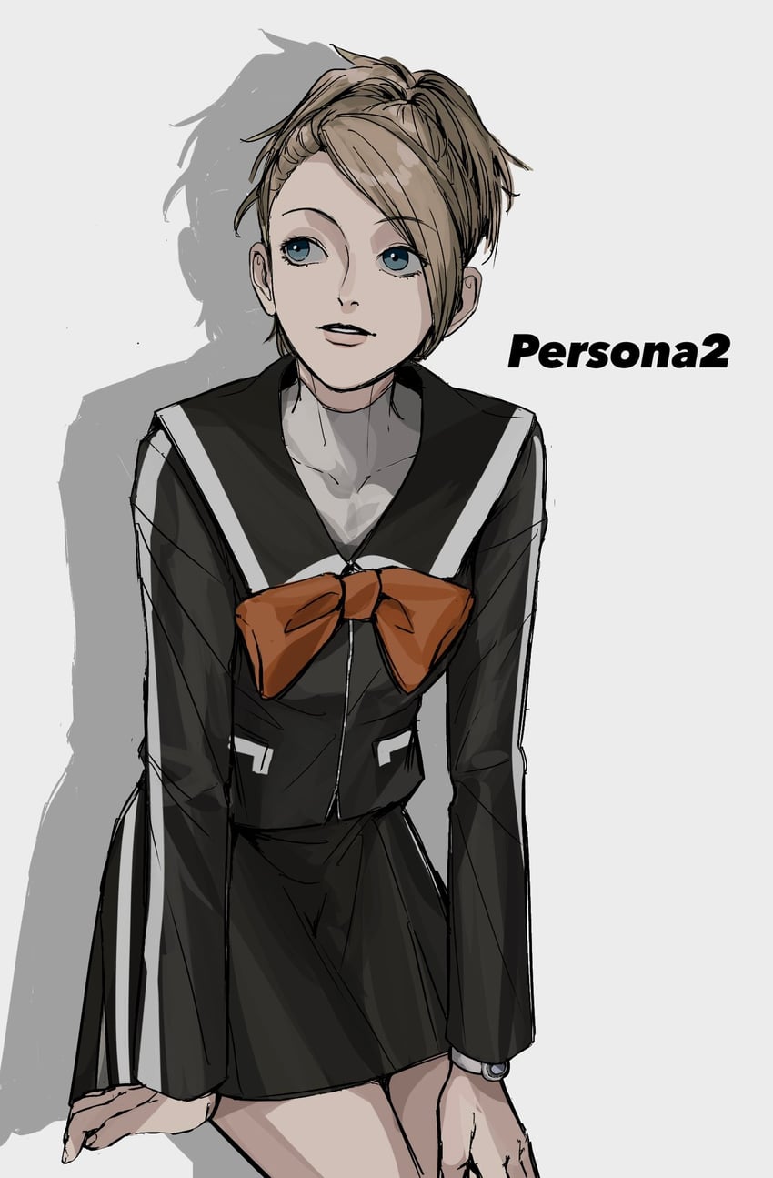 lisa silverman (persona and 1 more) drawn by amikoiiko