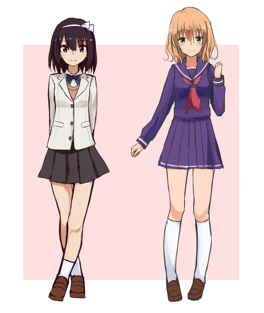 usami renko and maribel hearn (touhou) drawn by hasu_(lausdys)