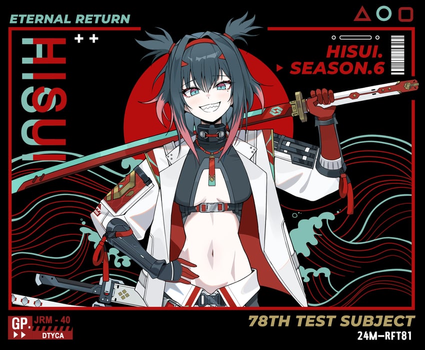 hisui (black survival and 1 more) drawn by dalgam12