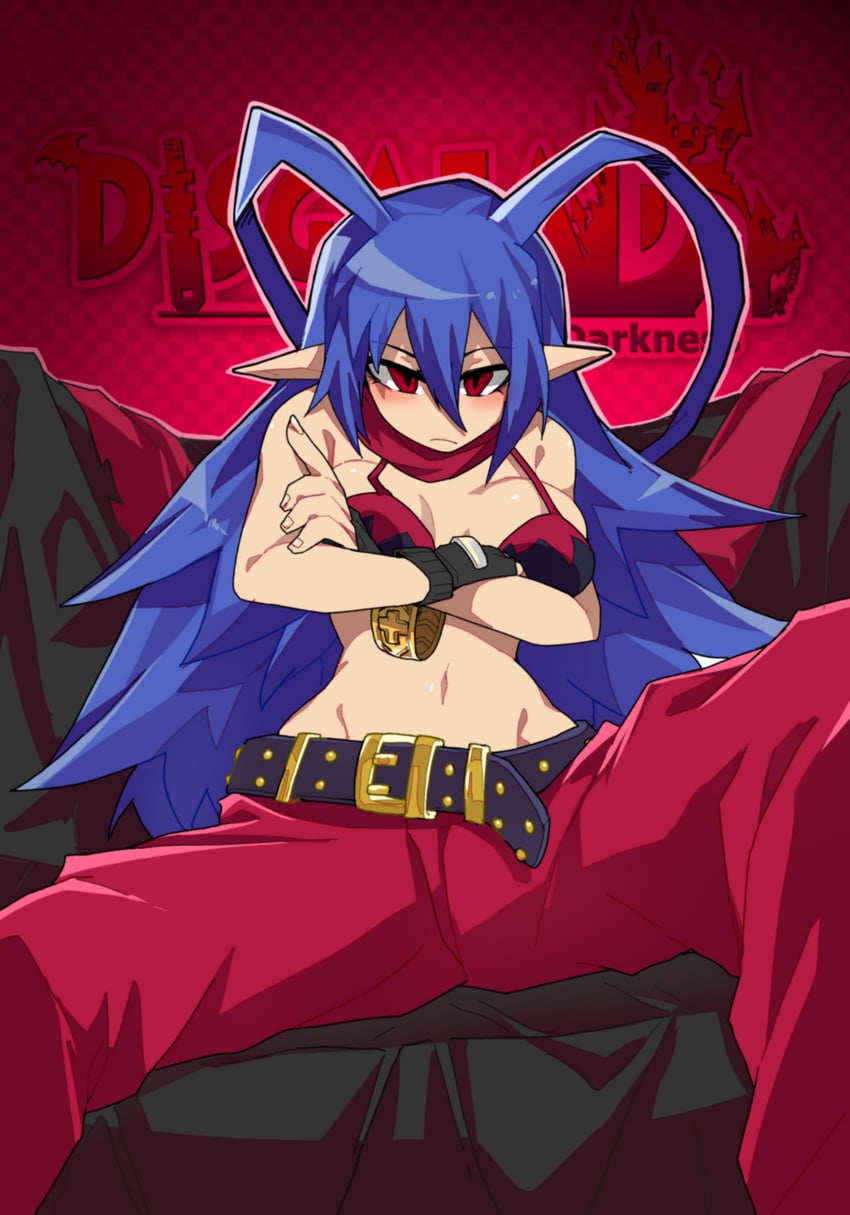 laharl and laharl-chan (disgaea and 1 more) drawn by takoongyi