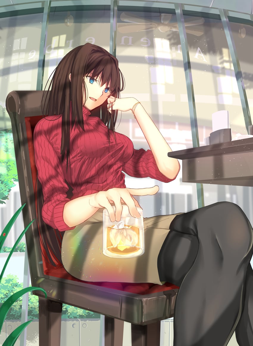 aozaki aoko (mahou tsukai no yoru) drawn by iro_(sekaixiro)