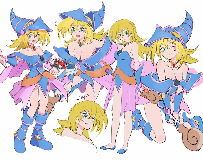 dark magician girl (yu-gi-oh!) drawn by futa_yuri_ryona