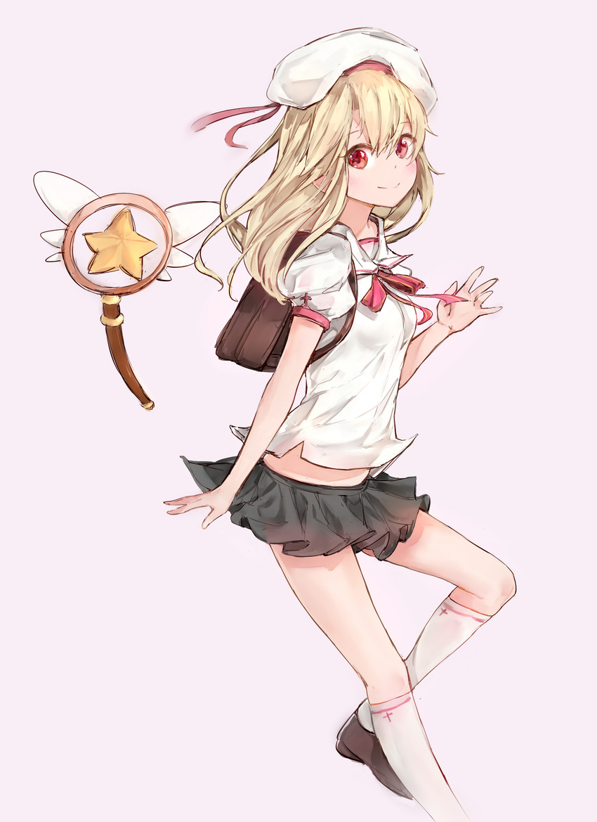 illyasviel von einzbern and magical ruby (fate and 1 more) drawn by silver_(chenwen)