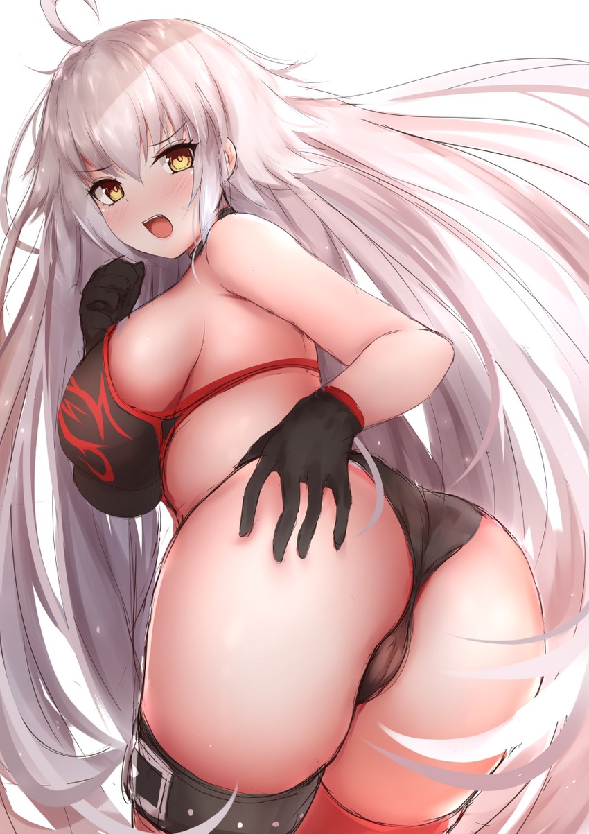 jeanne d'arc alter (fate and 1 more) drawn by john_zhang