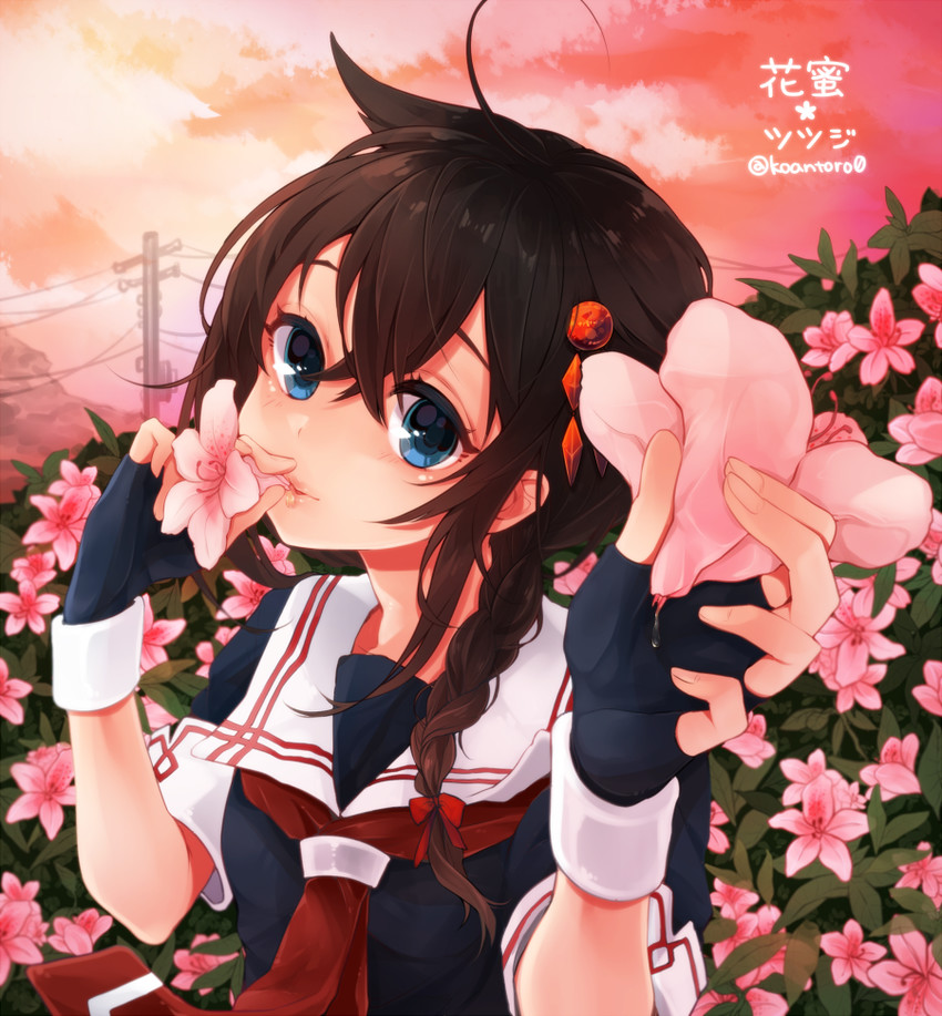 shigure and shigure kai ni (kantai collection) drawn by cointreau