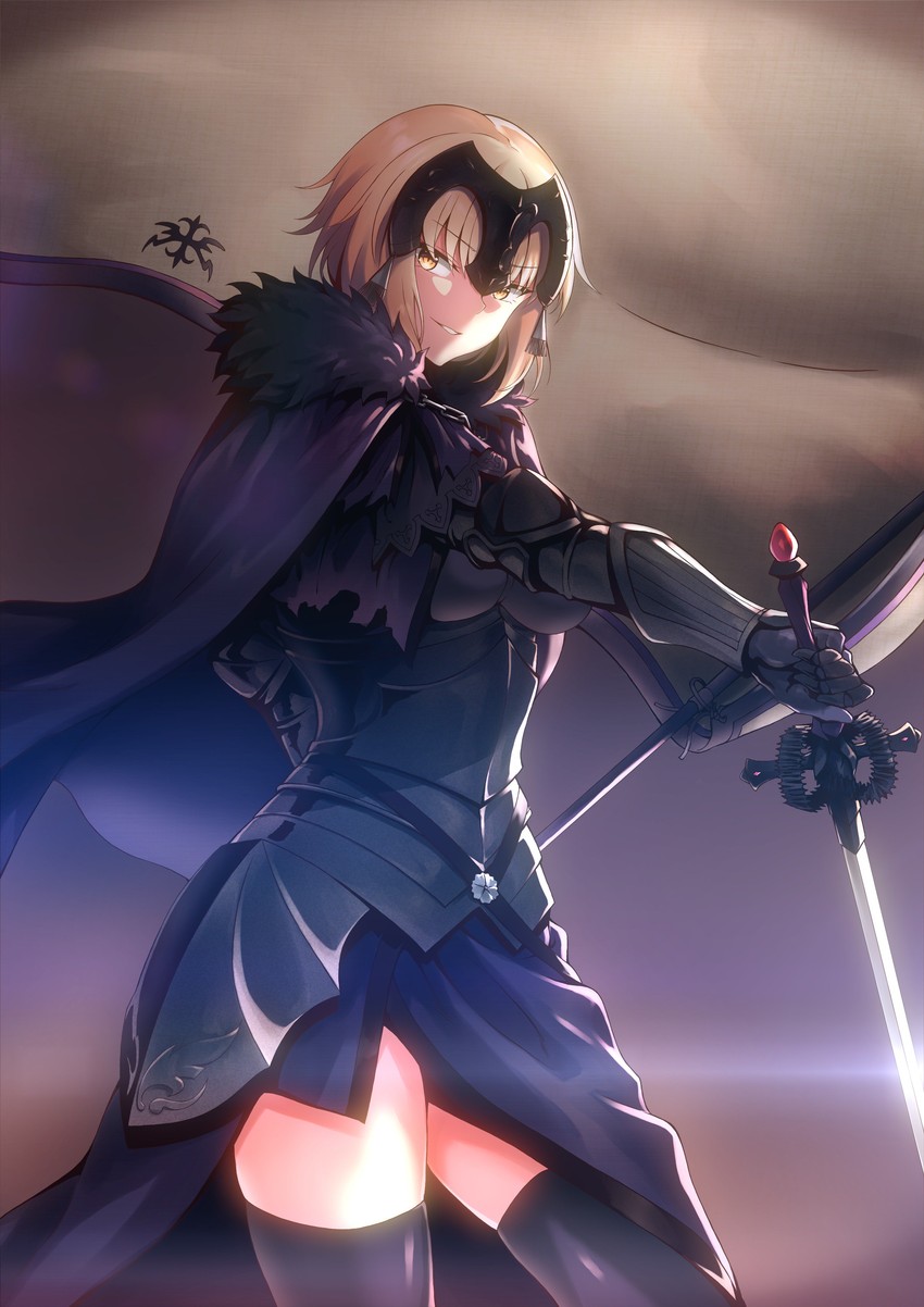 jeanne d'arc alter (fate and 1 more) drawn by momihige
