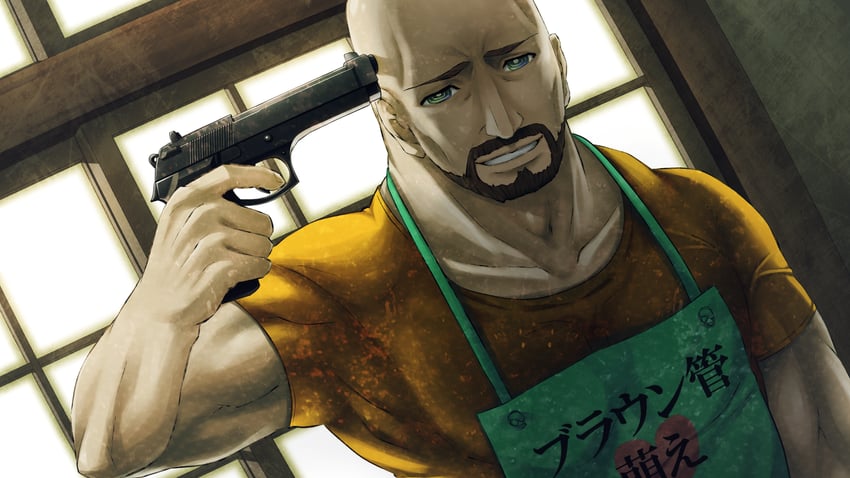 tennouji yuugo (steins;gate) drawn by huke
