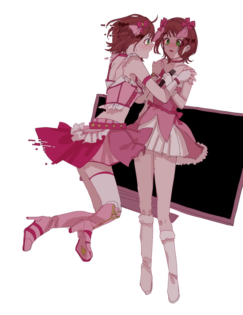 amami haruka (idolmaster and 1 more) drawn by okada_(aidoru_h_sh)
