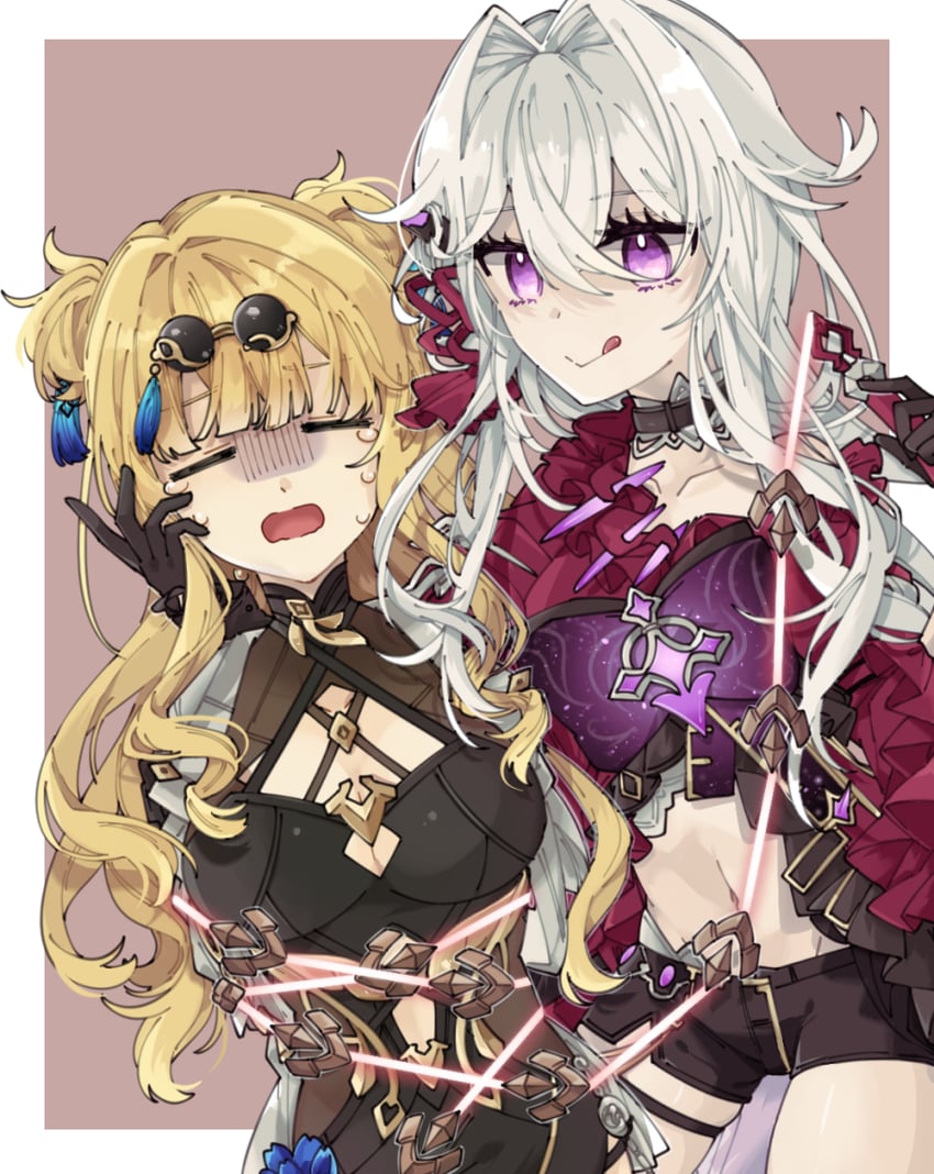 thelema nutriscu and songque (honkai and 1 more) drawn by yunonoko
