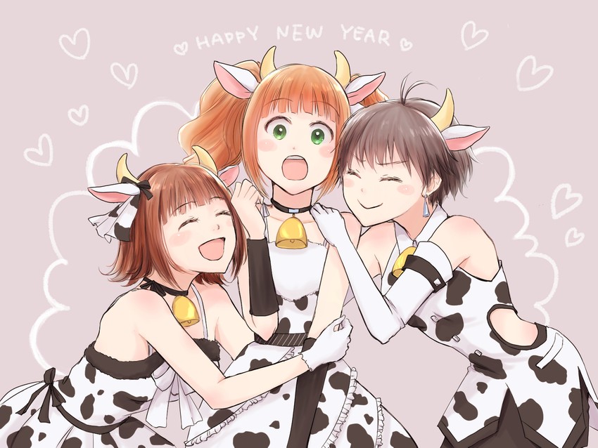 amami haruka, kikuchi makoto, and takatsuki yayoi (idolmaster) drawn by iso_(nh15mint)