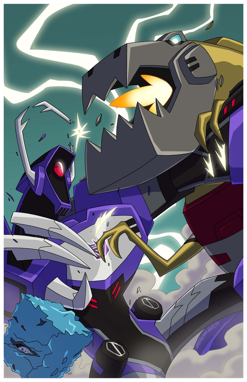 shockwave and grimlock (transformers and 1 more) drawn by marcelo_matere
