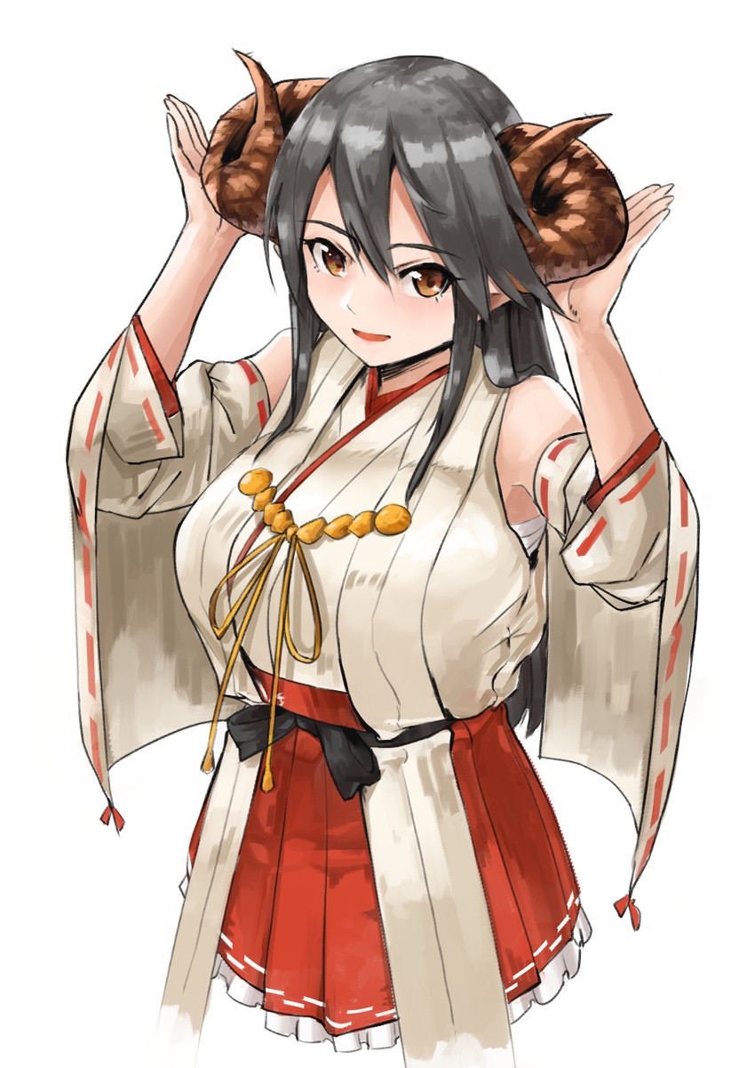 haruna (kantai collection and 1 more) drawn by ranpu_(kariudo)