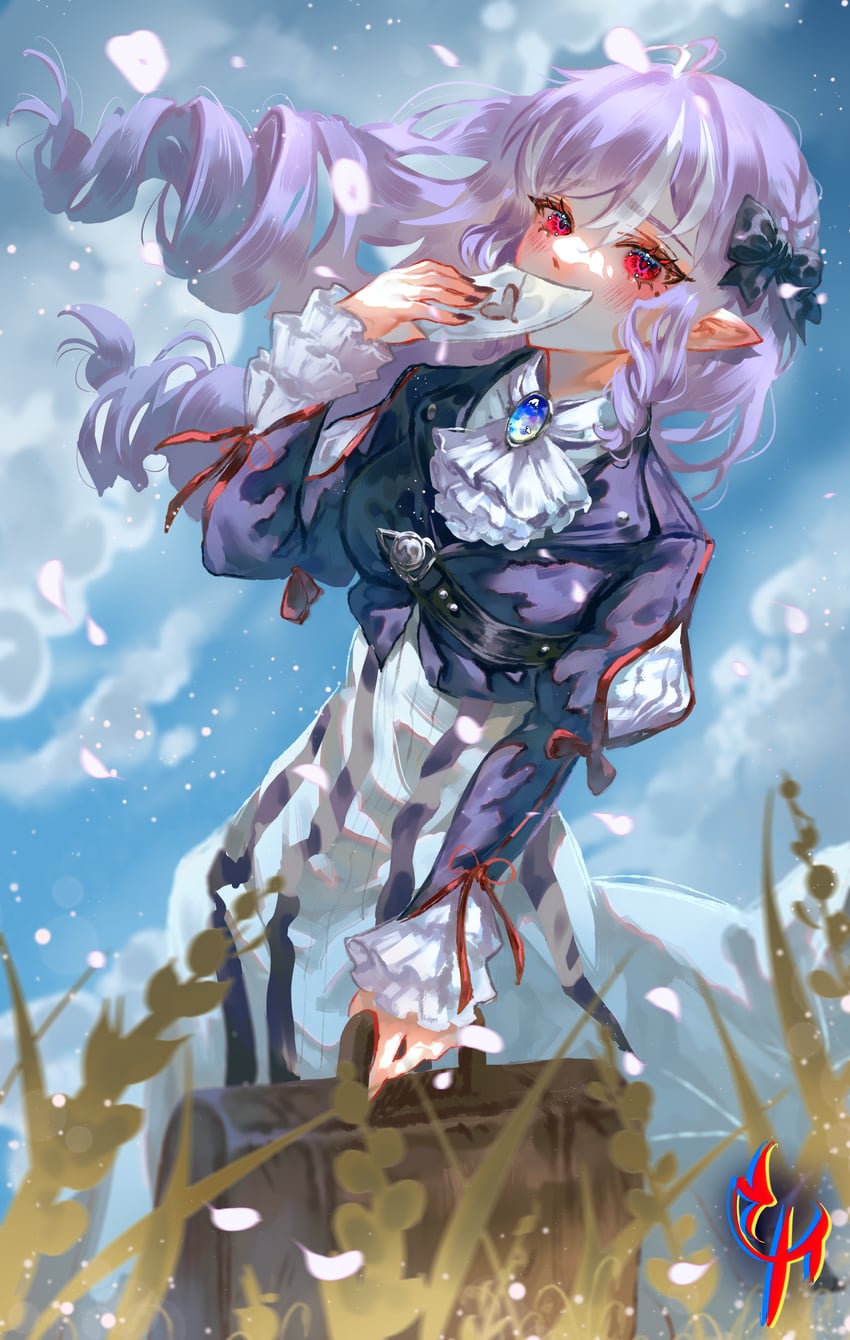 vivian banshee and violet evergarden (zenless zone zero and 1 more) drawn by coconuthound