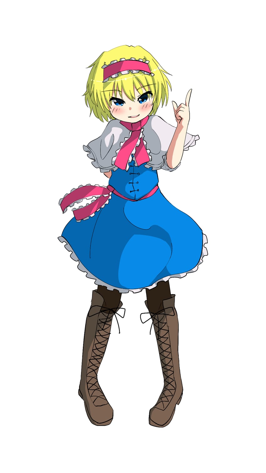 alice margatroid and ichigo (touhou and 1 more) drawn by kurotsuki_hiiragi