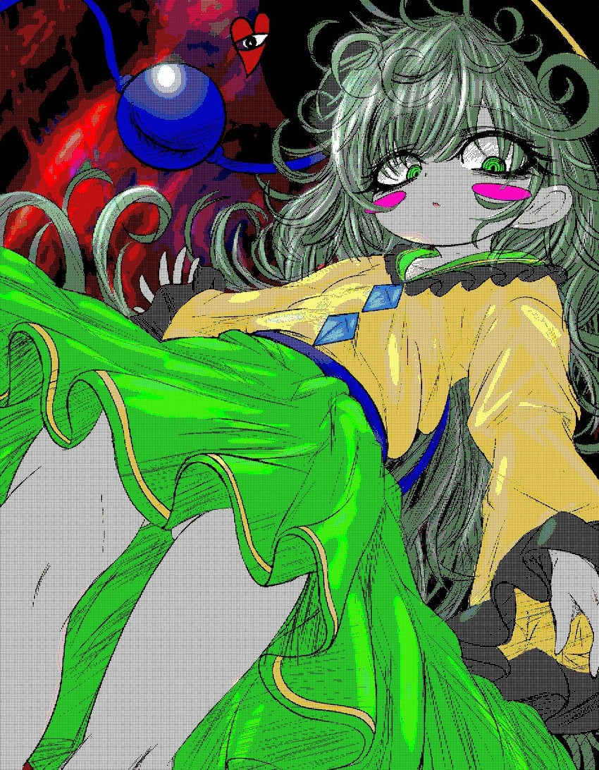 komeiji koishi (touhou and 1 more) drawn by inu_no_nou_saibou
