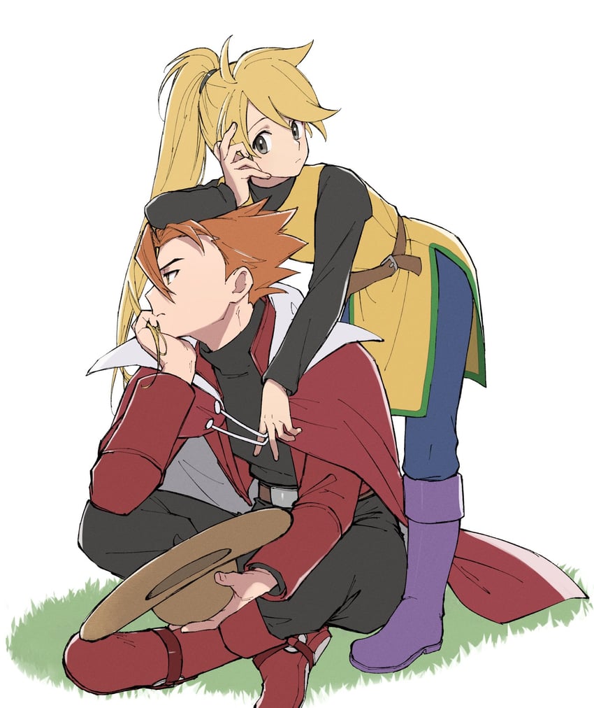 lance and yellow (pokemon and 1 more) drawn by mocollie