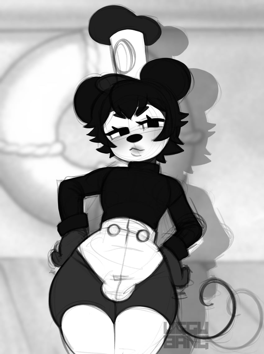 mickey mouse (mickey mouse & friends and 1 more) drawn by uggu_bang