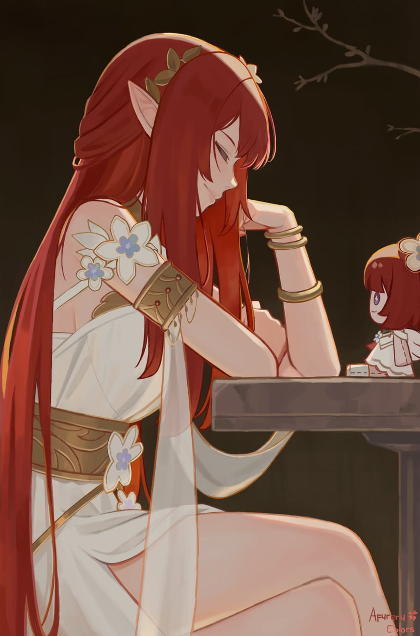 tribbie and tribios (honkai and 1 more) drawn by afureru_colors