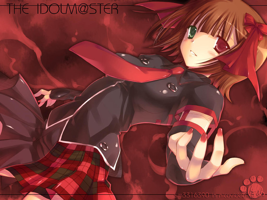amami haruka and dark haruka (idolmaster and 1 more) drawn by mame-p