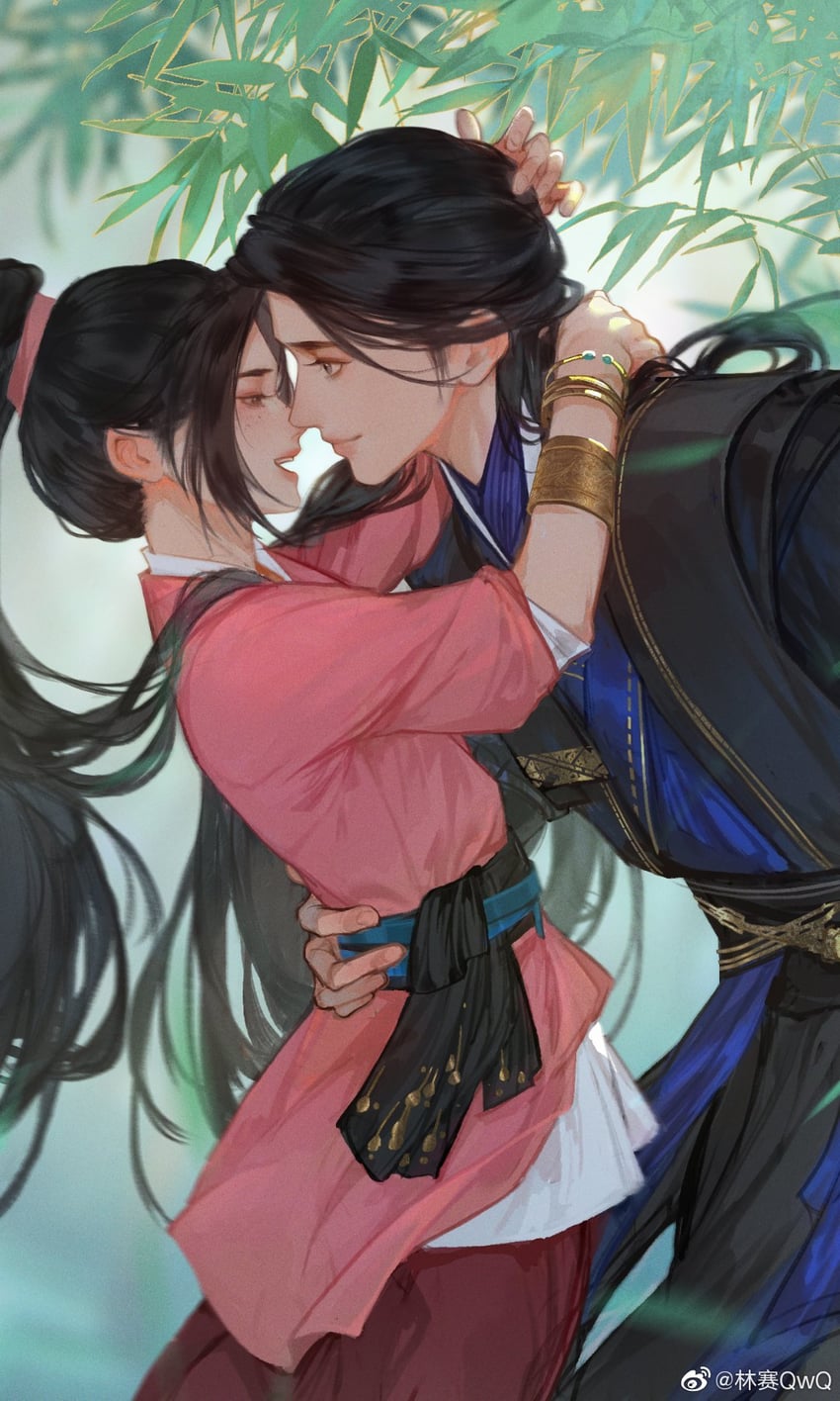 tu li and jing xuan shang (juan siliang) drawn by linsai_qwq