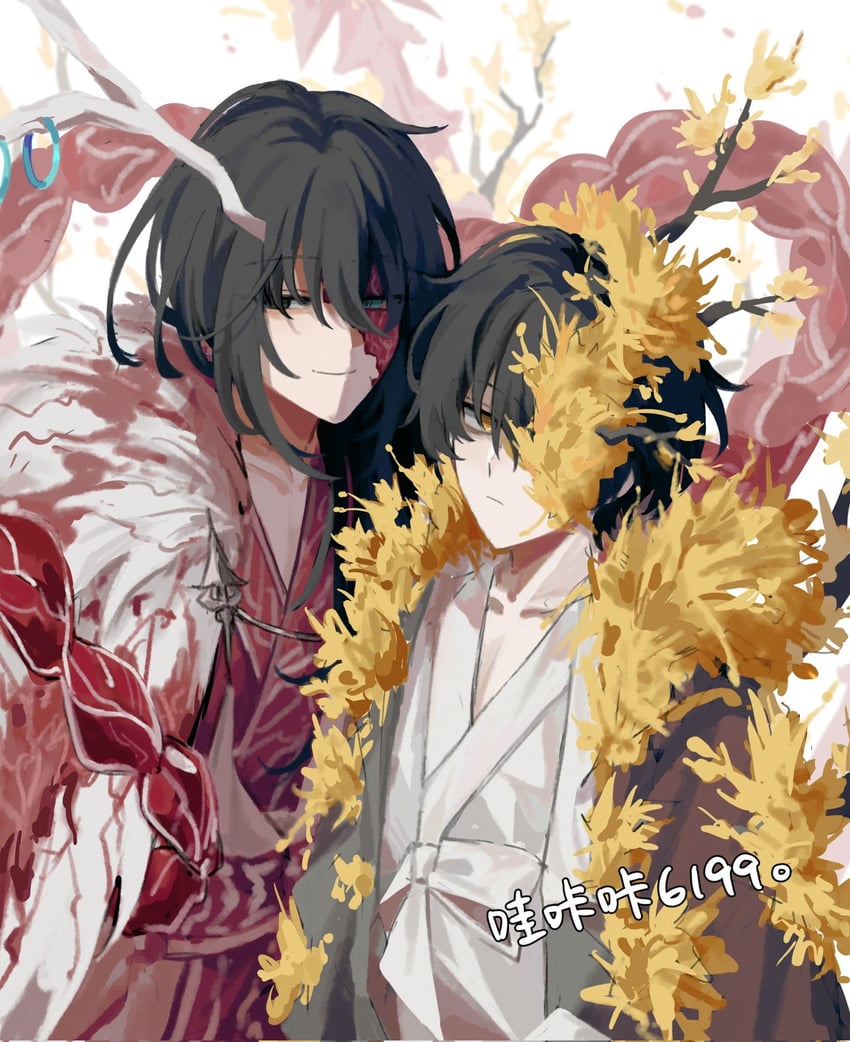 yi sang and hong lu (project moon and 1 more) drawn by wuzinan19