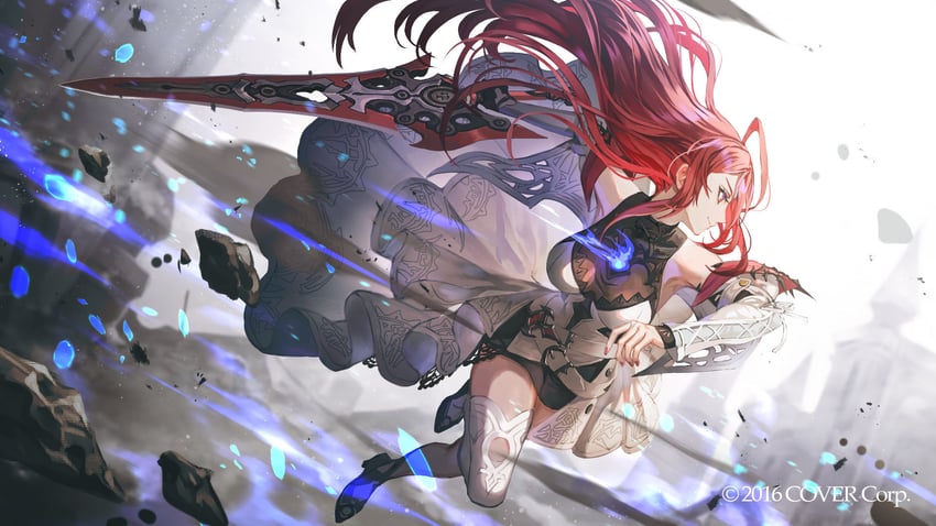 elizabeth rose bloodflame (hololive and 1 more) drawn by senano-yu