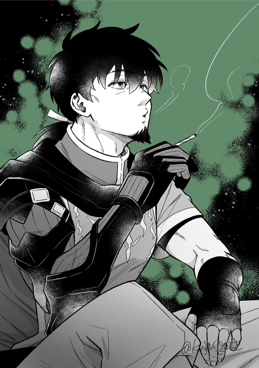 hector (fate and 1 more) drawn by kuru_(wagaya60)