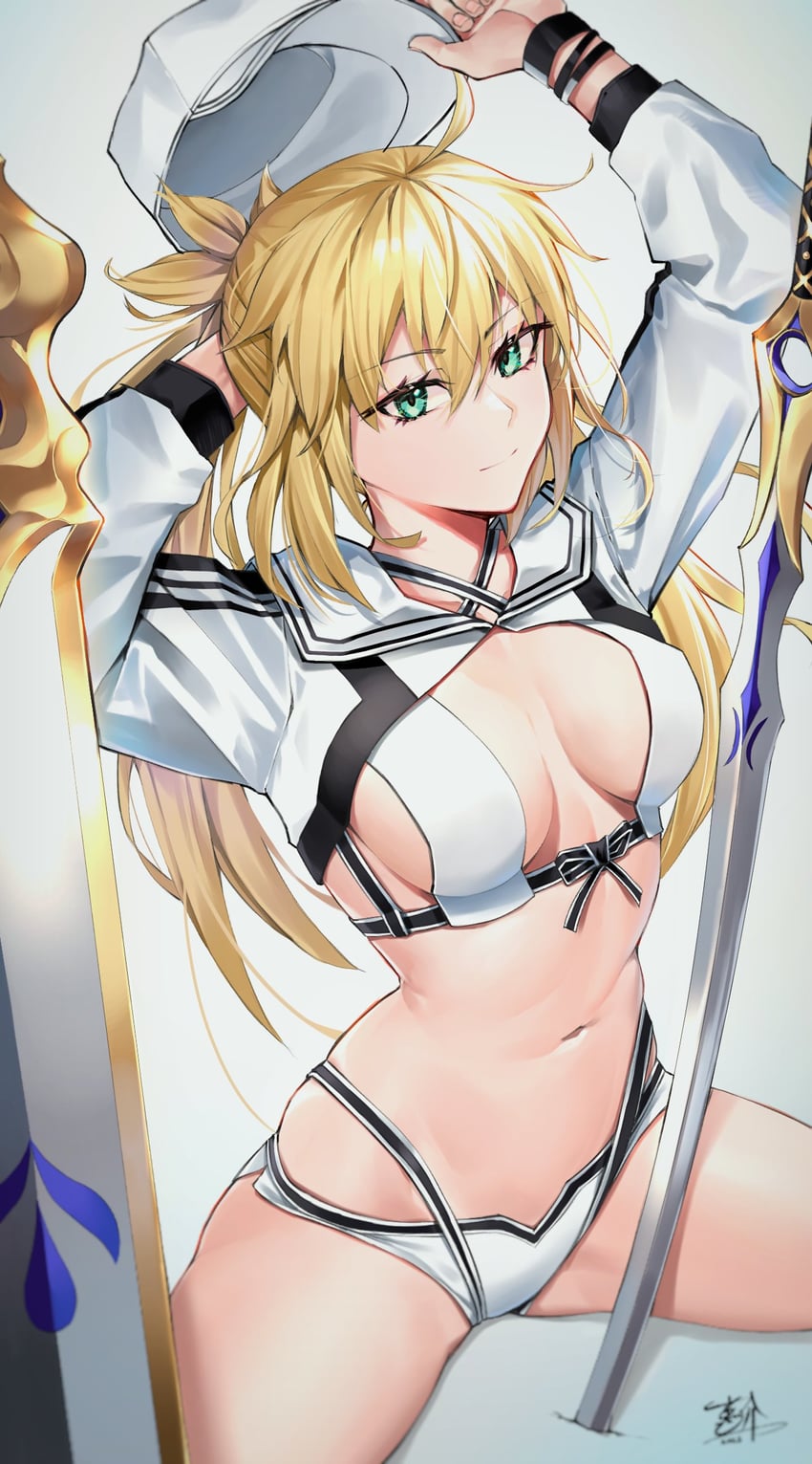 artoria pendragon and artoria caster (fate and 1 more) drawn by keisuke_desu~