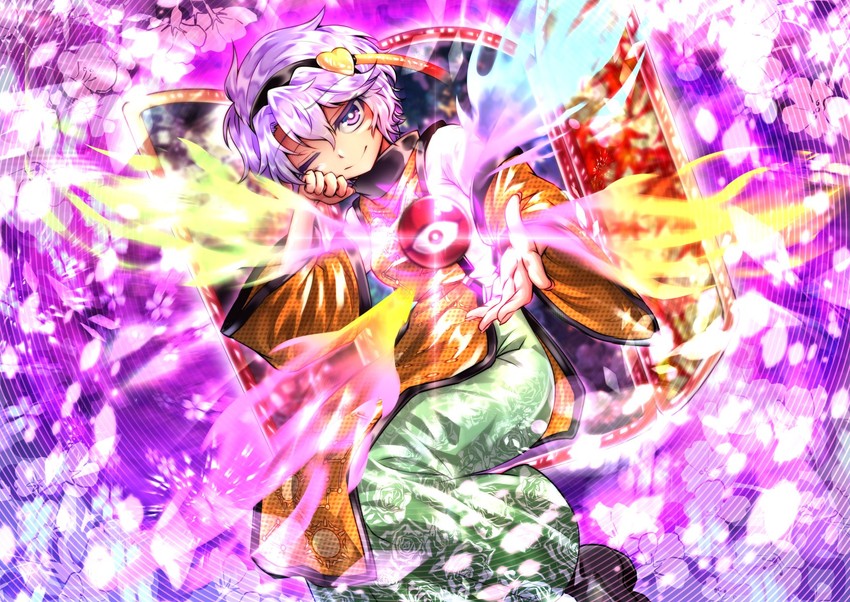 komeiji satori and matara okina (touhou) drawn by nomayo