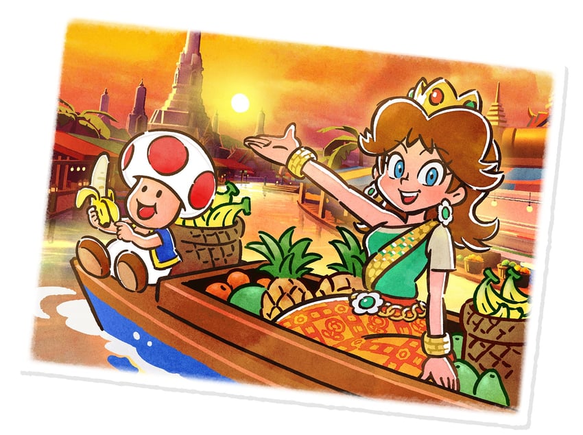 princess daisy, toad, and red toad (mario and 2 more)