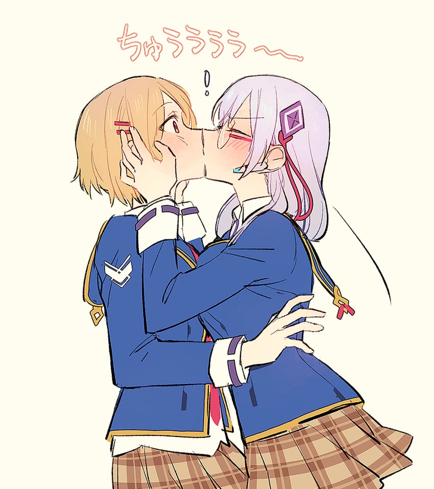 kayamori ruka and izumi yuki (heaven burns red) drawn by chanmi_159160