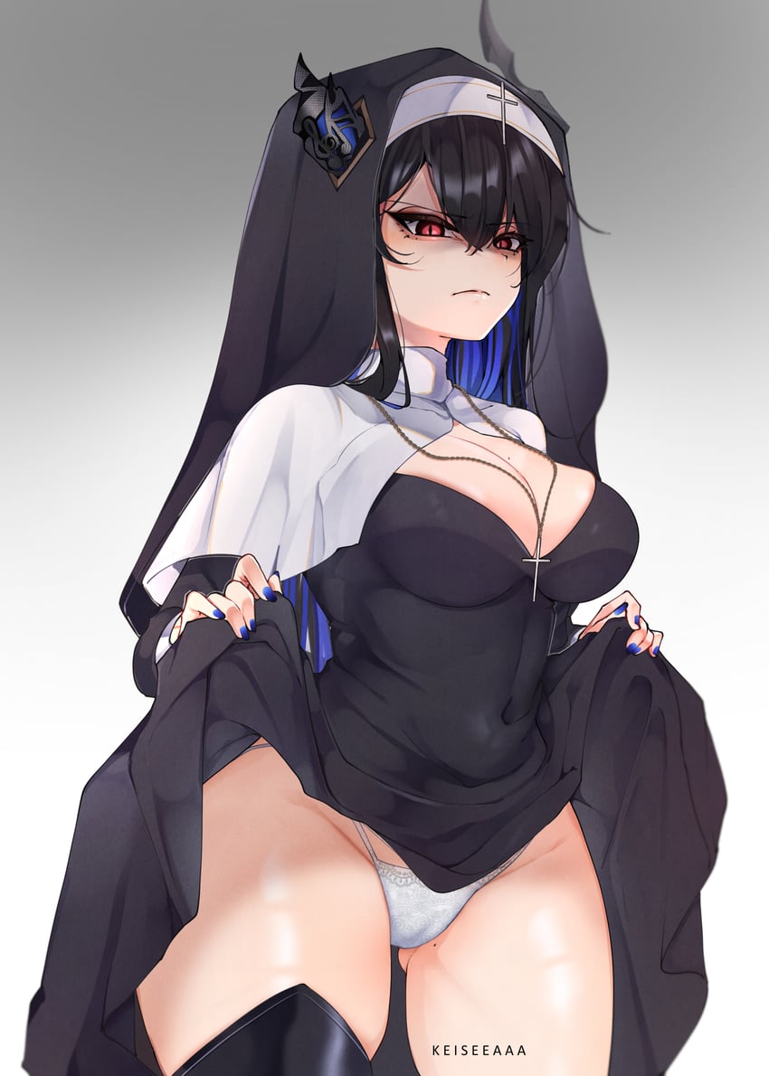 nerissa ravencroft (hololive and 1 more) drawn by keisea