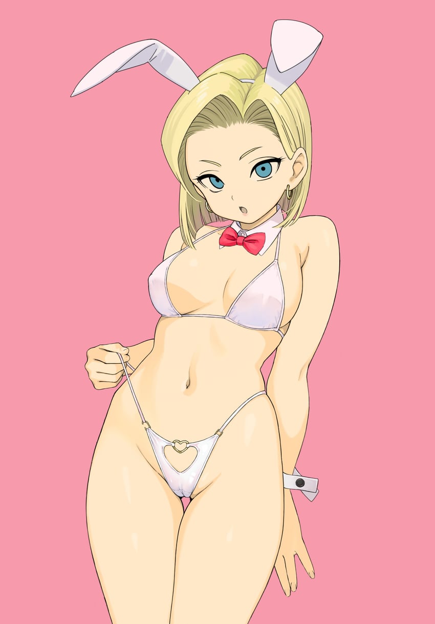 android 18 (dragon ball and 1 more) drawn by rokoido12