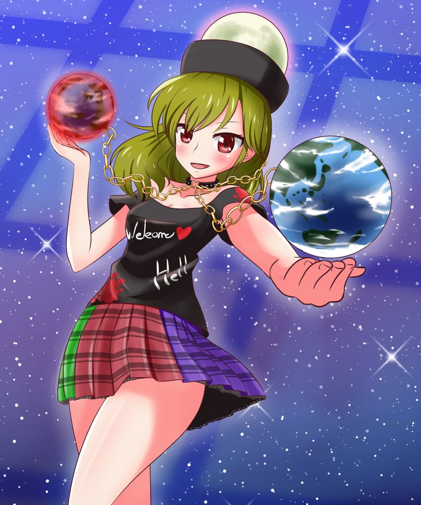 hecatia lapislazuli (touhou) drawn by jiwieru