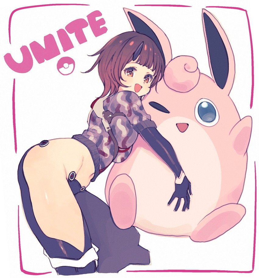 roboco-san and wigglytuff (pokemon and 2 more) drawn by nosir_onadat