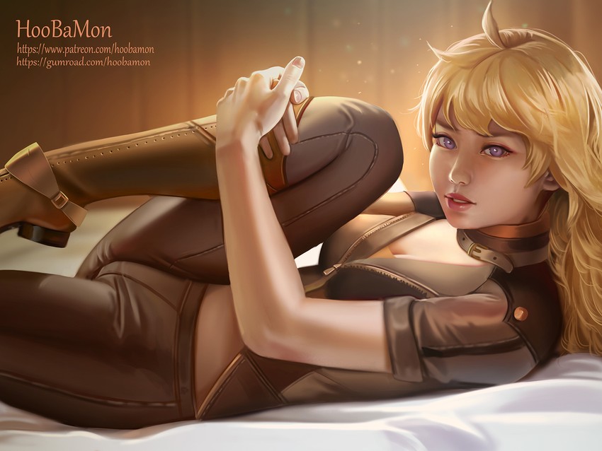 yang xiao long (rwby) drawn by hoo_bamon