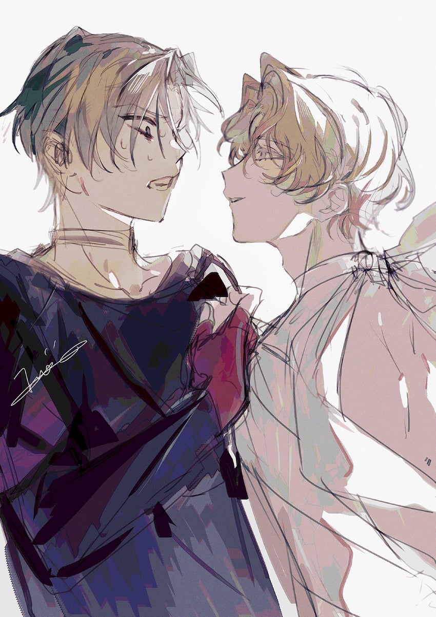 till and luka (alien stage) drawn by 01tiyk