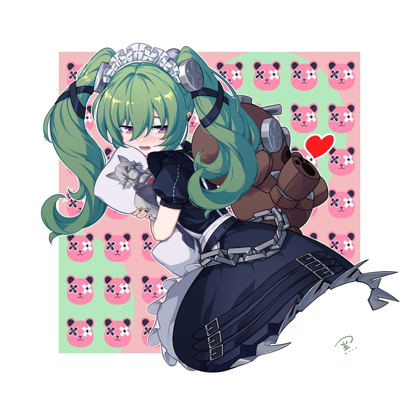 von lycaon and corin wickes (zenless zone zero) drawn by heiza
