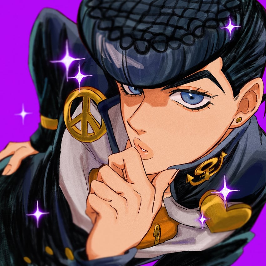 higashikata josuke (jojo no kimyou na bouken and 1 more) drawn by yuyu_(yuyu25_53)