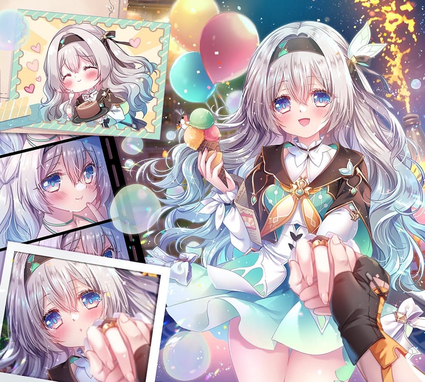 trailblazer, firefly, and caelus (honkai and 1 more) drawn by sakurano_ru