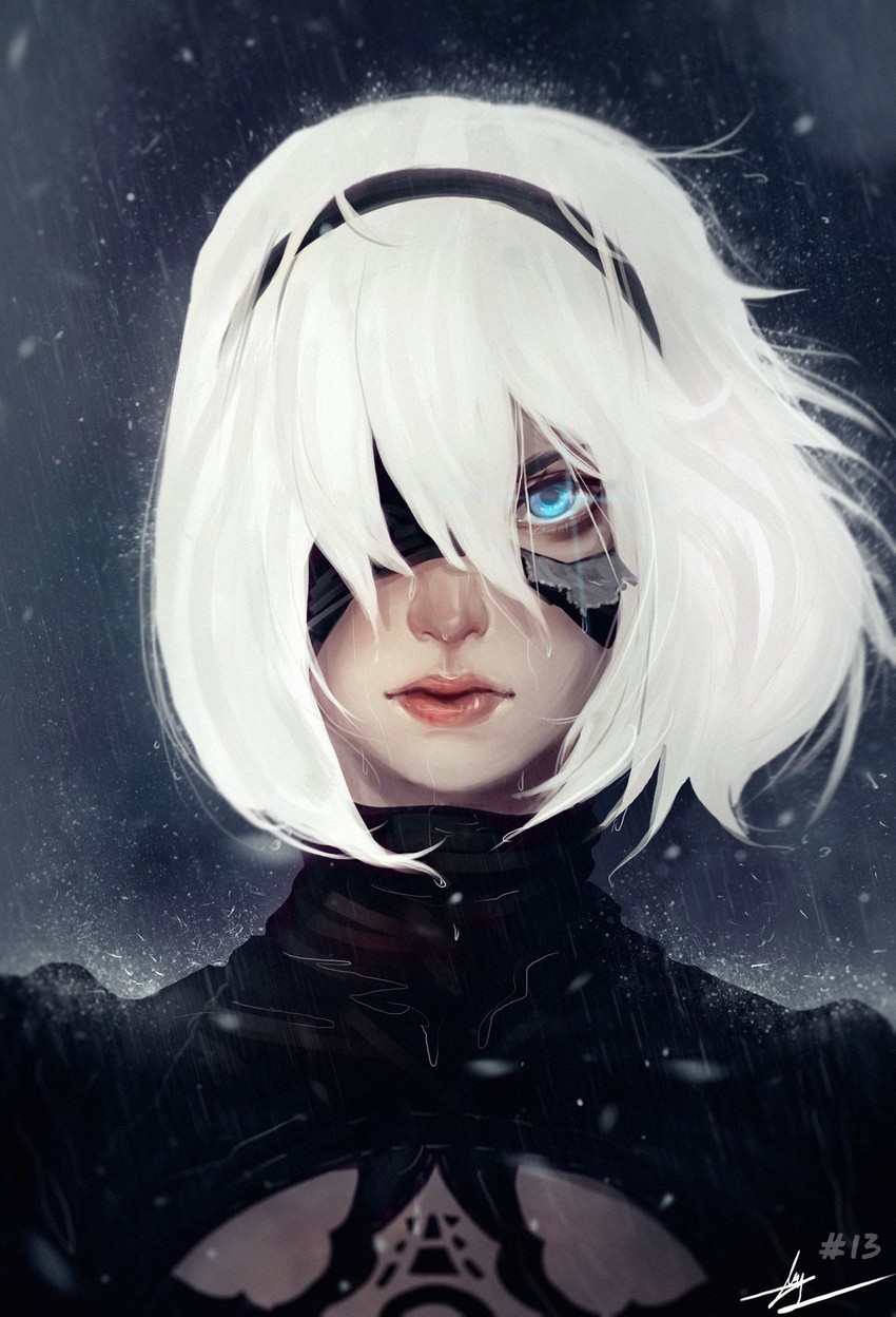 2b (nier and 1 more) drawn by trung_doan
