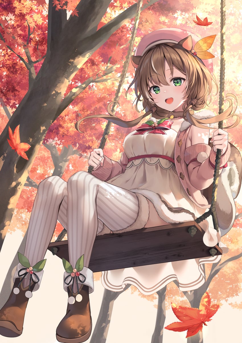 ayunda risu (hololive and 1 more) drawn by fuyoyo