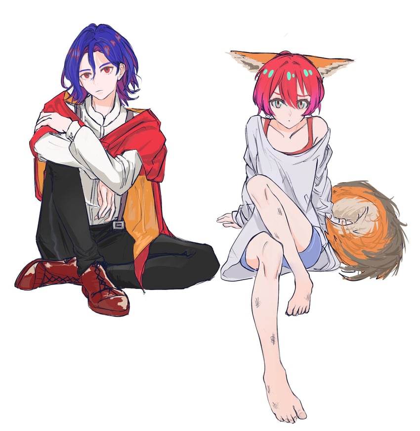amate yuzuriha and shuji ito (gundam and 1 more) drawn by rizencavia