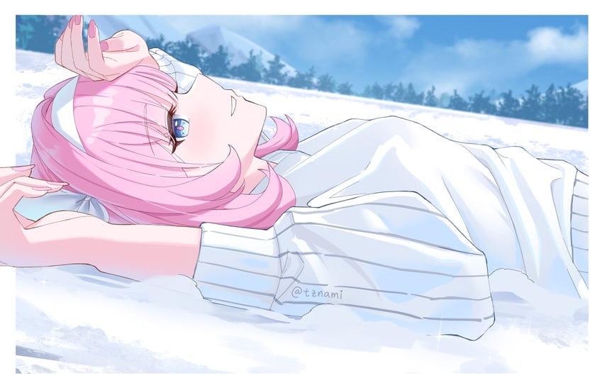 elysia (honkai and 1 more) drawn by nami_(tznami)