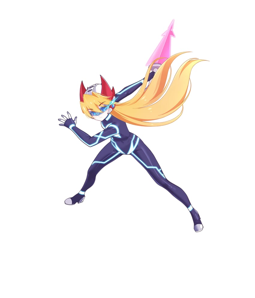 ciel and model o (mega man and 2 more) drawn by aizeis