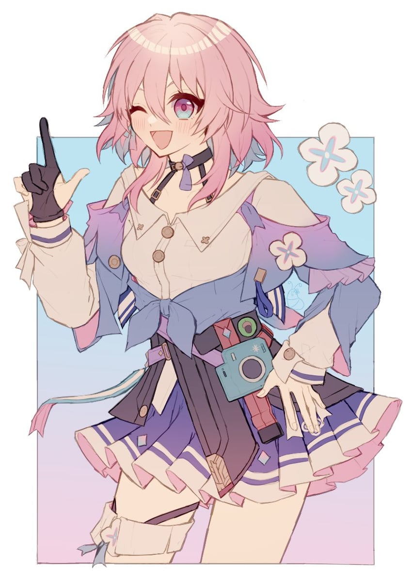 march 7th (honkai and 1 more) drawn by magott