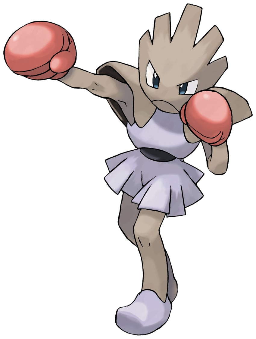 hitmonchan (pokemon and 1 more) drawn by sugimori_ken