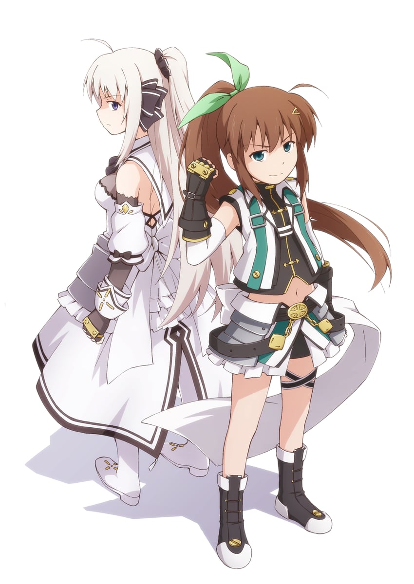 fuka reventon and rinne berlinetta (lyrical nanoha and 1 more) drawn by mashita_(candy_apricot)