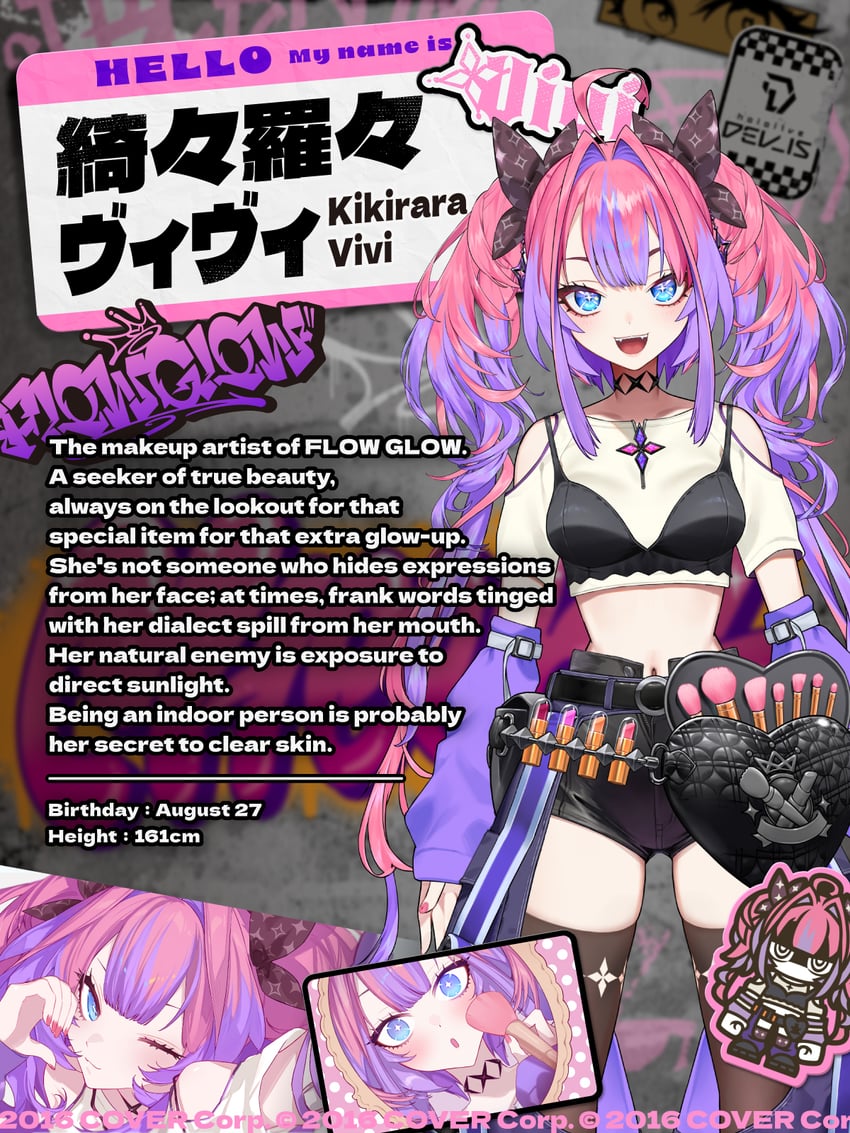 kikirara vivi (hololive and 1 more) drawn by nonco